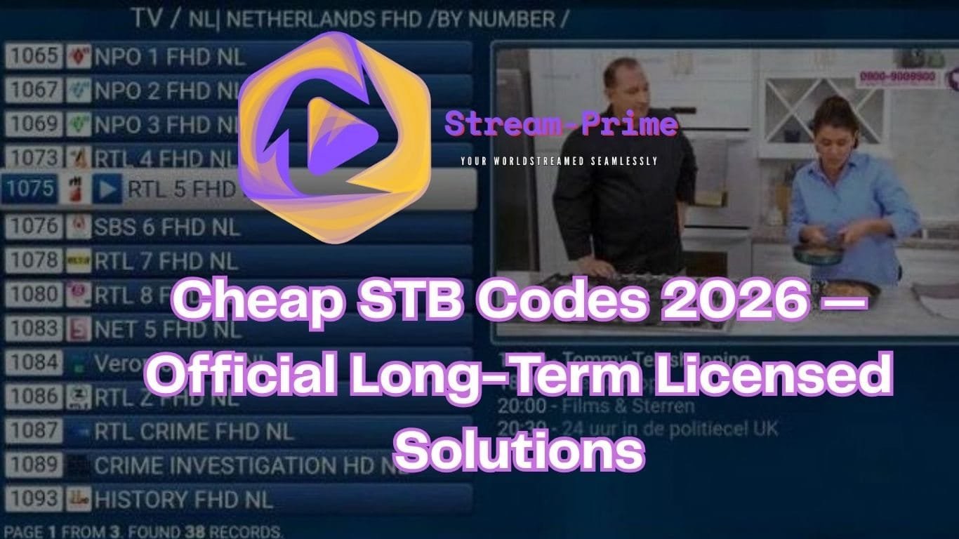 Cheap STB Codes 2026 — Official Long-Term Licensed Solutions